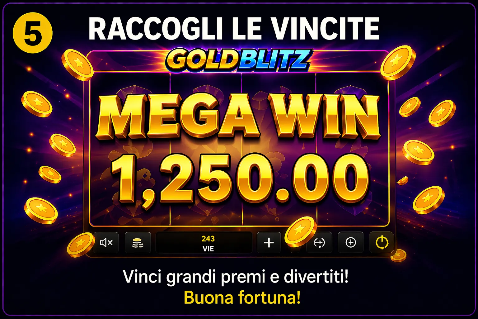 Gold Blitz vincite